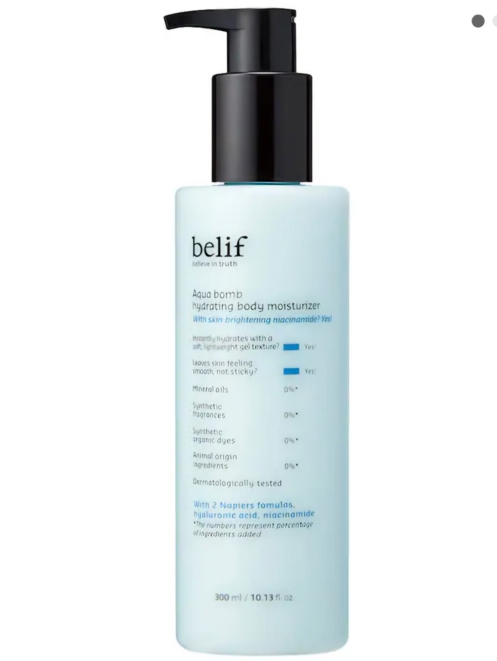 Aqua Bomb Hydrating Body Moisturizer — Light Blue